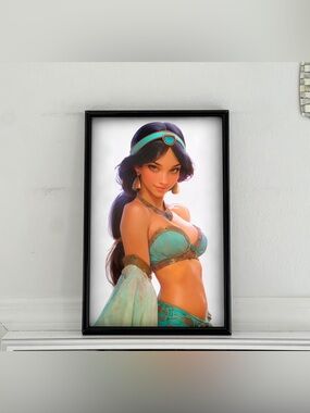 Aladdin Princess Jasmine Art Poster